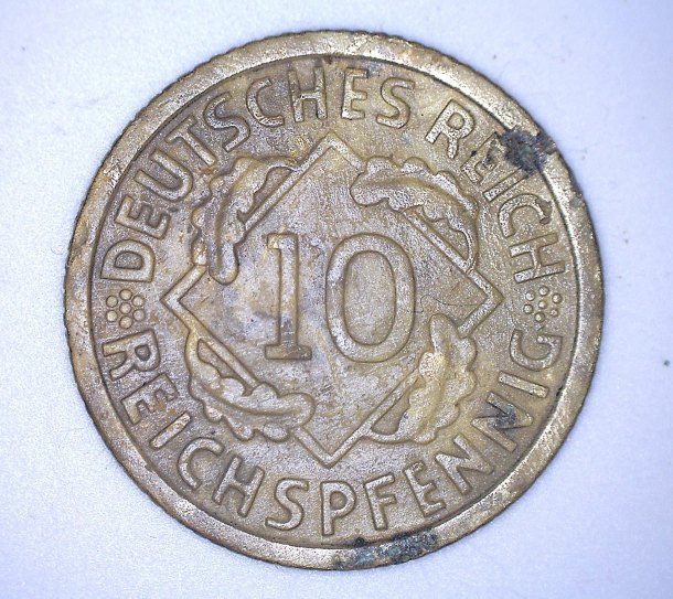 10 Reichspfennig 1925 E