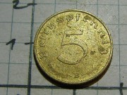 5 Reichspfennig 1939 B