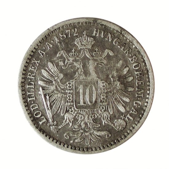 10 kreuzer - 1872