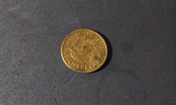 Výmarská republika - Německo (1936 A) – 5 Pfennig