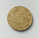 5 reichs pfennig 1939 B