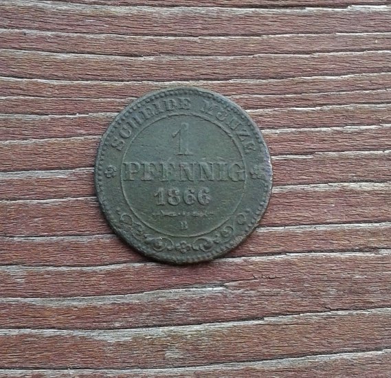 Pfennig 1866 B