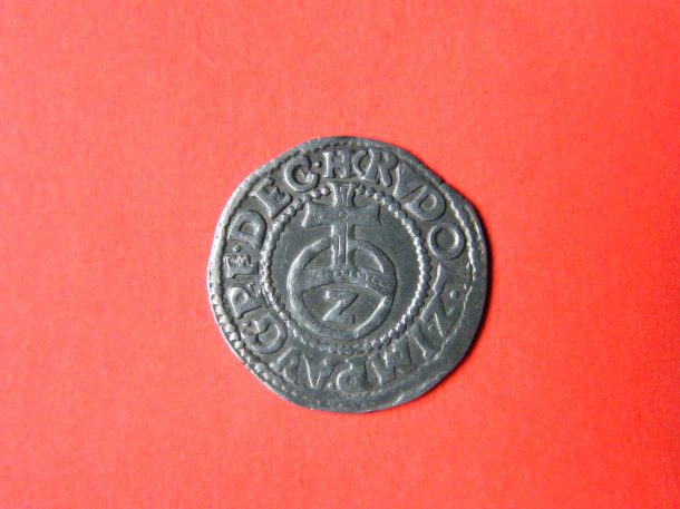 1/2 batzen, Německo, hrabství Hanau-Lichtenberg, hrabě Filip IV. (1538-1590) s titulem Rudolfa II.