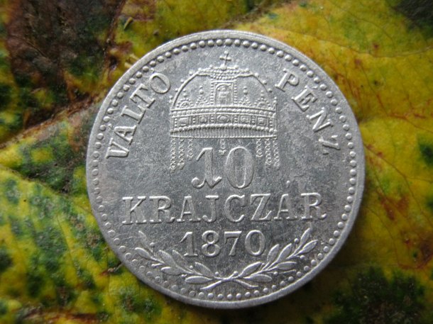 10 krejcar 1870