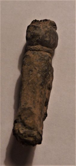 Zlomek bronz držadla mísy, dat.: doba římská