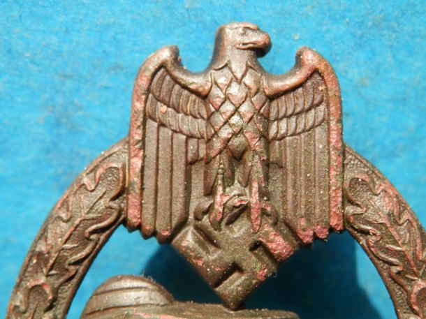 Panzerkampfwagenabzeichen in Bronze