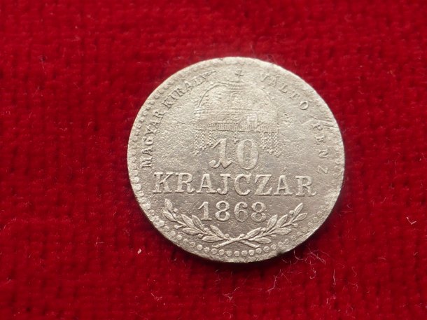 10 Krajczar 1868 KB