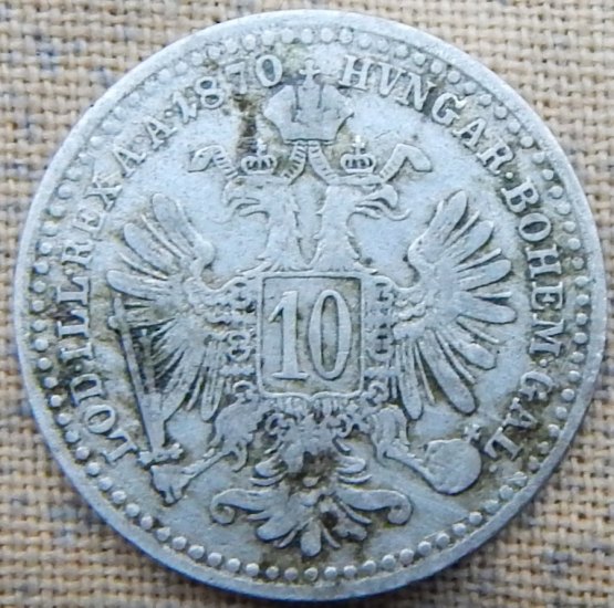 10 KREUZER 1870