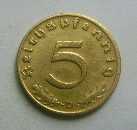 5 říšský fenik 1938