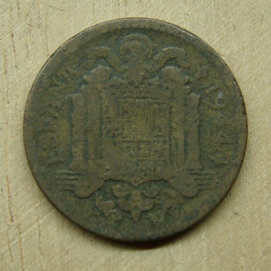 Španělsko 1 peseta 1944