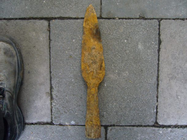 Kopí středověk délka 36cm