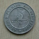 Belgie 5 centimes 1863