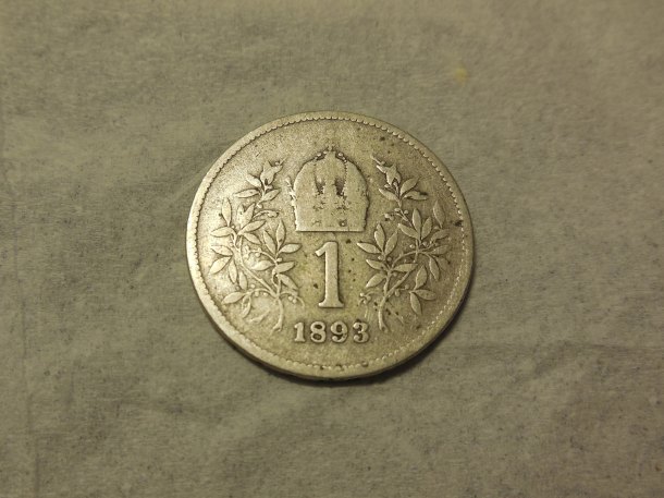 1 koruna 1893 ražba č.1