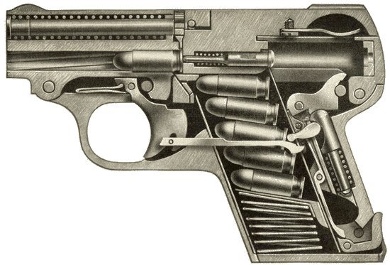 Pistole Steyr-Pieper mod. 1909 6.35mm