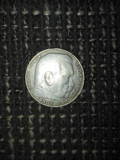 2 Reichsmark Paul von Hindenburg 1938