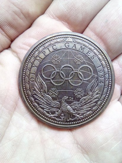 Pamětní medaile-Zimní olympijské hry 1994-Lilehammer