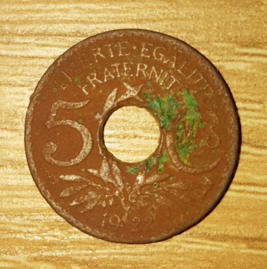 5 Centimes 1922