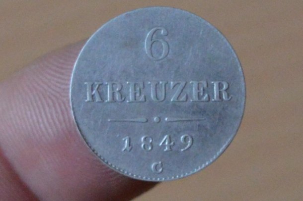 6 Krejcar 1849 C