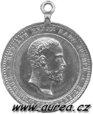 Medaile arcivévoda Rudolf 1858-1889