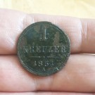 1 kreuzer 1851 A
