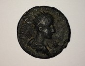 Syrská mince asi z Palmýry