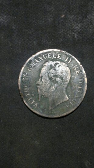 Viktor Emanuele II  5 centesimi 1862