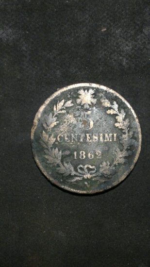 Viktor Emanuele II  5 centesimi 1862