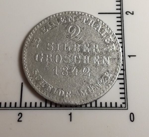 2 Silber Groschen 1842