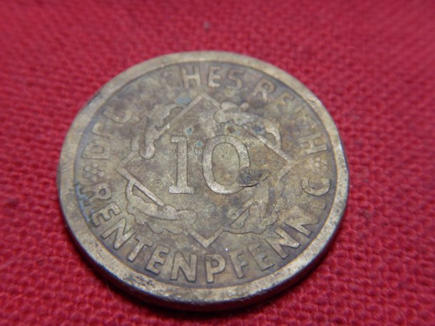 10 Rentenpfennig 1924 J