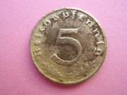 5 Reichspfennig 1939 E