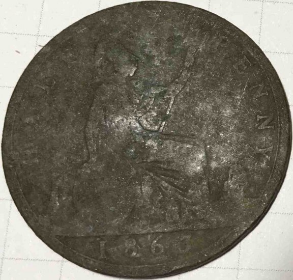 Half Penny 1863