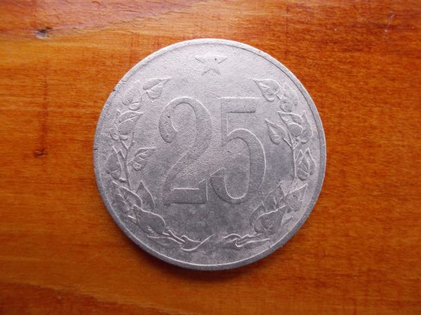 25 h (Pětadvacetihaléř) - 1953