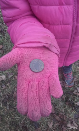 První mince mojí dcerky