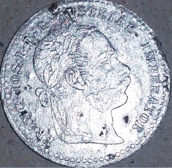 První mince letos,10ti kreuzer FJI