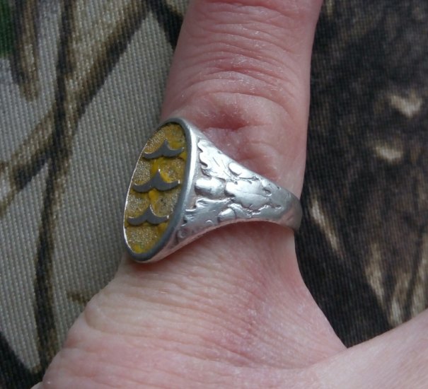 Prsten Luftwaffe stříbrný