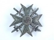 Spanienkreuz in Silber mit Schwertern