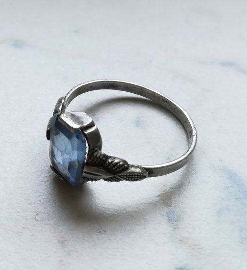 Lesní stříbrný prsten