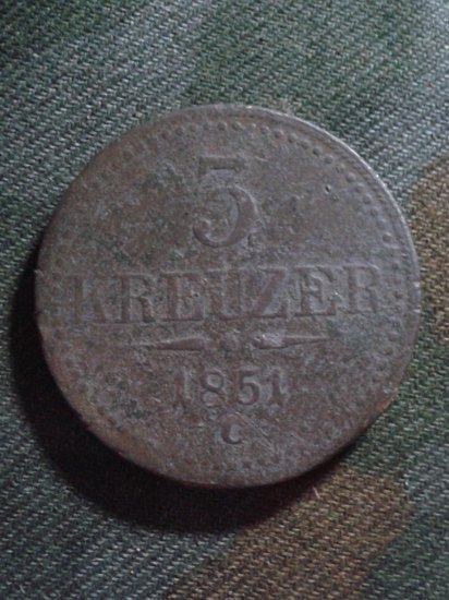 3 Kreuzer 1851