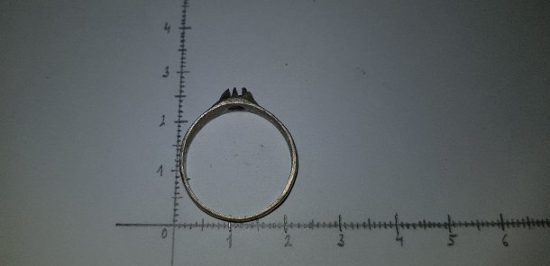 Ag prsten se sklem