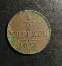 1/2 kreuzer  1851