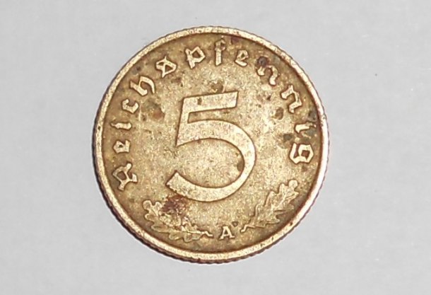 5 Pfennig 1939 A