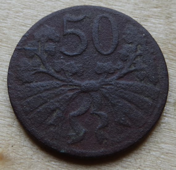 50 haléř 1922