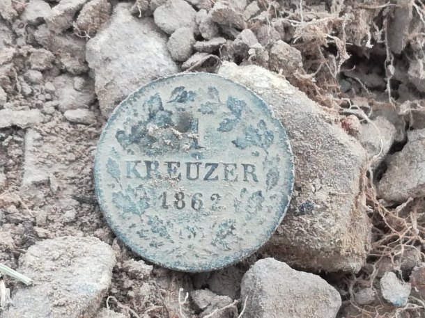 1 kreuzer 1862