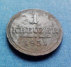 1 Kreuzer, 1851 A