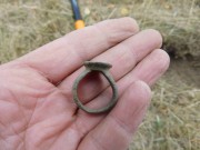 Prsten (nejspíš bronz) středověk?