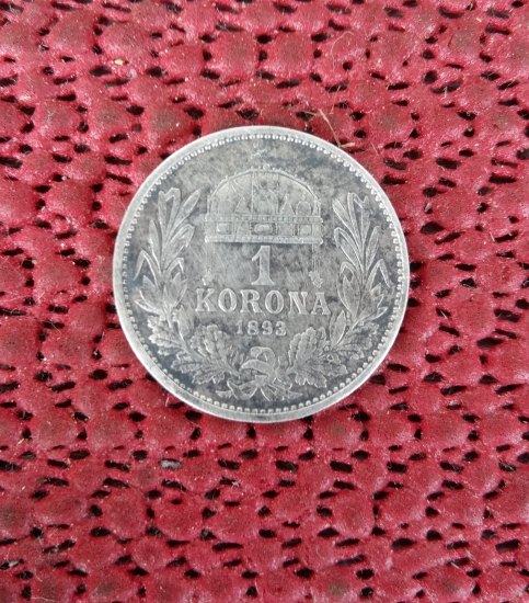 1 koruna FJI 1893 kb