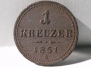 1 kreuzer 1851 A