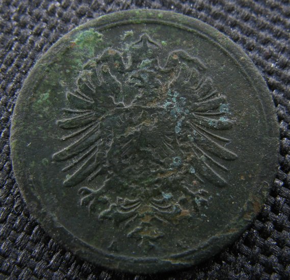 Vilem II Pruský (1888–1918) – 1 Pfennig