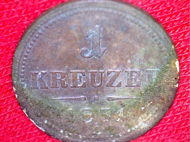 1 Kreuzer 1851 z depůtku