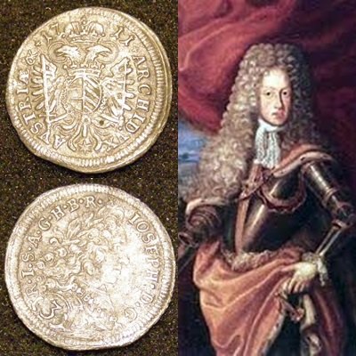 Josef I. (1705–1711) – 3 Kreuzer (Tříkrejcar- Groš) (č. 1396)